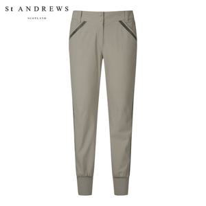 [세인트앤드류스] 여성 테이프 장식 트임 조거 팬츠