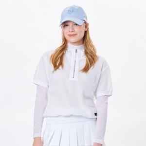 [볼빅어패럴] 여성 골프 메쉬 후드 아노락 VLWBO401_OW