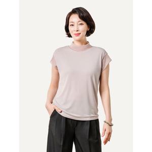 [마담엘레강스] 매쉬 포인트 블라우스 K241BL21_베이지