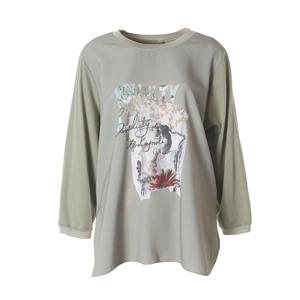 [엠씨]프린트 라운드티셔츠C23T006