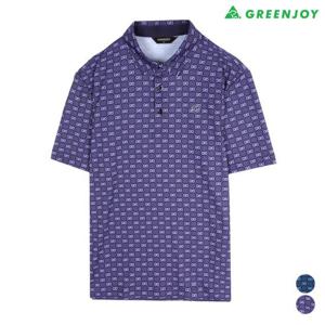 [그린조이] 남성 로고프린트 반팔 티셔츠