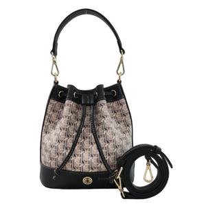 [에스콰이아]24SS 신상 뉴 경량 미니 복주머니 컬러 패턴 포인트 토트 크로스백 EODSHB854BK