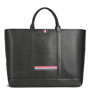 [톰브라운] 삼선 스트라이프 UAG185A 00198 001 레더 빅 토트백