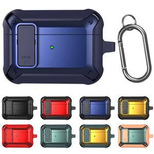 에어팟프로2 프로1세대 호환 에어 범퍼 락 잠금버튼 키링 케이스