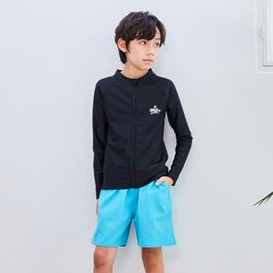 [삐까부]SF-94 블랙 아동 주니어 초등 래시가드 생존 수영복