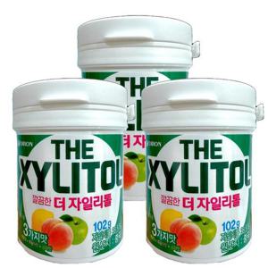 오리온제과 더 자일리톨 102g (통껌) 3개