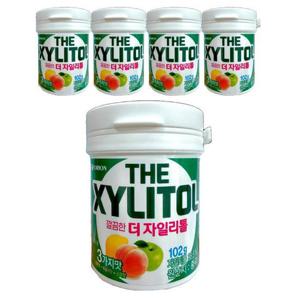 오리온제과 더 자일리톨 102g (통껌) 5개