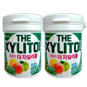 오리온제과 더 자일리톨 102g (통껌) 2개