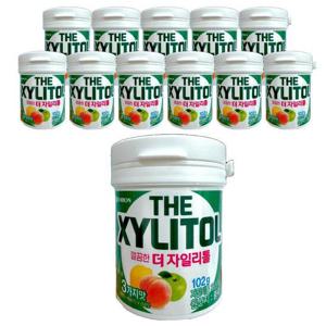 오리온제과 더 자일리톨 102g (통껌) 12개(2볼)