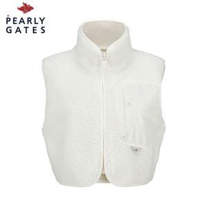 [파리게이츠] 파리게이츠 여성 포켓 배색 덤블 집업 베스트 521D3JV101_IV