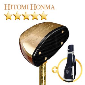 [2026년형] 협회공인인증 히토미혼마 5스타 파크골프채 PRIME GOLD+히토미 하프백