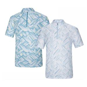 [콜핑]LD18 남성 여름  ICE-BORN 냉감 반팔집업티셔츠 KVT4935M