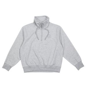 [뱅뱅]여성 자수 레터링 반집업 맨투맨 긴팔 티셔츠 (CTK673)