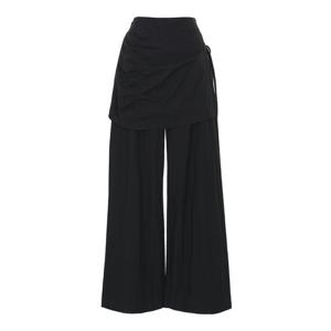 [에이비에프지]랩 스커트 레이어드 스타일 면 와이드 팬츠 APY4QP35J