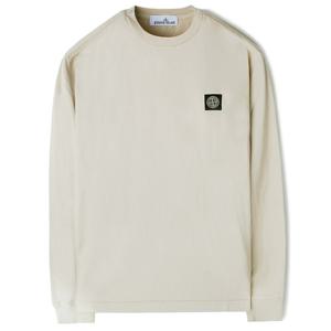 24FW 스톤 가슴패치 긴팔티 연베이지 811522713 V0097