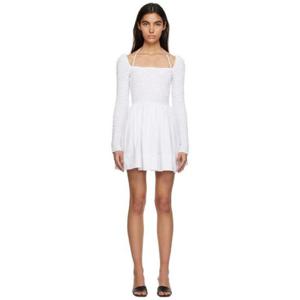 26 SS 스타우드 여성 화이트 캐시디 미니 드레스 231386F052036