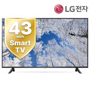 LG전자 최신 43인치 43UT7550 스마트티비 UHDTV 미러링 지방권벽걸이
