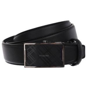 [에스콰이아]남성 심플 소가죽 자동벨트 ECBFBA322BK
