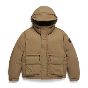 내셔널지오그래픽 N244UDW100 쿠온 아웃포켓 구스 다운 점퍼 D BEIGE