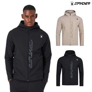 [스파이더] 남성 더블 페이스 트레이닝 후디 집업 자켓 SPKPCNFT203M