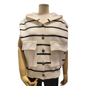 [에이비에프지]큐티 포켓 포인트 후드 니트 베스트 APZ1HV31A