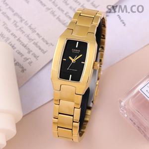 카시오 LTP-1165N-1C 레트로 스퀘어 아날로그 정장 여자 메탈 시