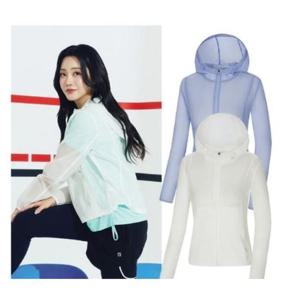 [콜핑]LD18 여성 봄 후드일체형 크롭기장 등산 초경량바람막이자켓 KVJ6343W