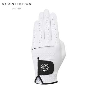 [세인트앤드류스] 남성 심볼 컬러 배색 양피 한손 장갑