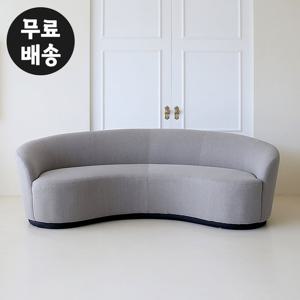 밀로 패브릭 쇼파 3인용 소파 거실(라이트그레이)