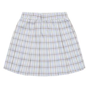 [소이][소이] 여아 밴딩 체크 패턴 플리츠 스커트 23S5853_BL
