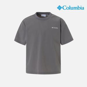 [컬럼비아] 키즈 우븐 반팔 티셔츠_그레이 (C62-YMK606)