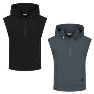 [핑골프]양말증정여성 후드 아노락 민소매 티셔츠 (121E1TF184)