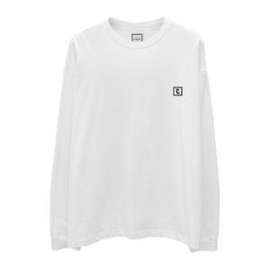 25SS 백로고 롱 슬리브 티셔츠 화이트 W243TS17 712W