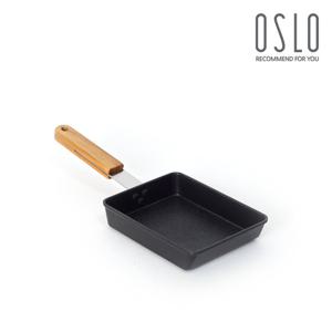 오슬로 인덕션 겸용 궁중팬 냄비 블랙 시리즈 (사각후라이팬)