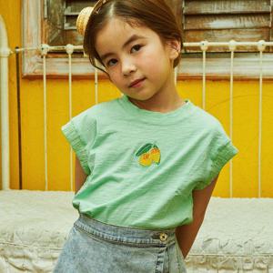 [토토헤로스]TH해피망고민소매티셔츠-12232102363