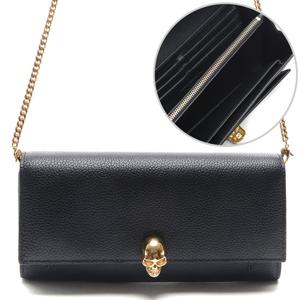 [알렉산더맥퀸] 18SS 여성 골드스컬 월렛 크로스백 (414659_BPT0G_1000_18S)