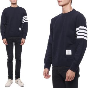 [톰브라운] 23FW 남성 사선 스트라이프 맨투맨 (MJT021H 00535 461 23F)