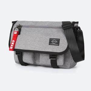 딕피스트 남녀 공용 메신져백 크로스 가방 -그레이