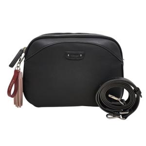 [에스콰이아]신상 심플 테슬 포인트 가벼운 패션 데일리 여성 원단 크로스백 EODFHB892BK