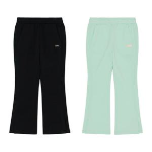 [내셔널지오그래픽키즈]K251GPT910 여아 부츠컷 니트 트레이닝 팬츠 2종택 1