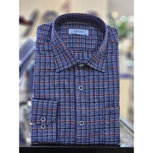 바찌 세이브존07 울 혼방 체크셔츠 VD1M4CR141B03L