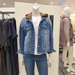 [올리비아하슬러]배색후드OHDFJK102 IL