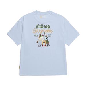내셔널지오그래픽 N252UTS981 리젠아스킨 그래픽 반팔 티셔츠 L/BLUE