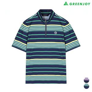 [그린조이] 여성 멀티ST 엠보프린트 반지퍼 티셔츠