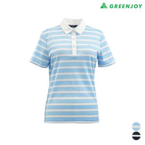 [그린조이] 여성 메탈 스트라이프 티셔츠