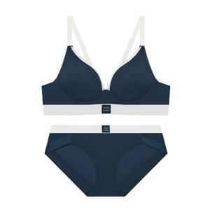 드리밍 볼륨 노와이어 햄팬티 세트_네이비