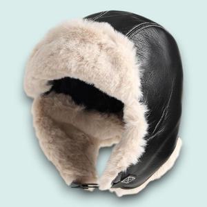 게더릭 레더 귀달이 군밤모자 (블랙)