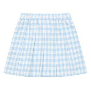 [에꼴리에][에꼴리에] 여아 밴딩 체크 플리츠 스커트 23A5853_BL