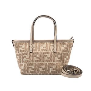 [로로모다] 펜디 자카드 롤 미니 여성 토트백 / 8BS096-AUPX-F1SNP