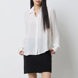 [시슬리]오버핏 사이드 버튼 블라우스 5IDTLQ08R